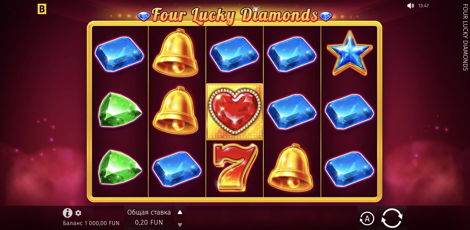 Four Lucky Diamonds